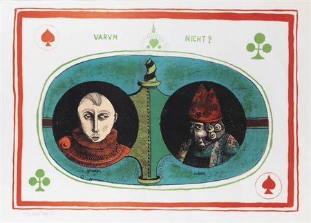 GAETANO POMPA<BR>Forenza (PZ) 1933-1998 Ansedonia (GR)<BR>"Varum Nicht?" 1969