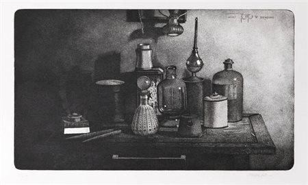 WALTER JERVOLINO<BR>Bondeno 1944 - 2012 San Mauro Torinese<BR>"Natura morta"