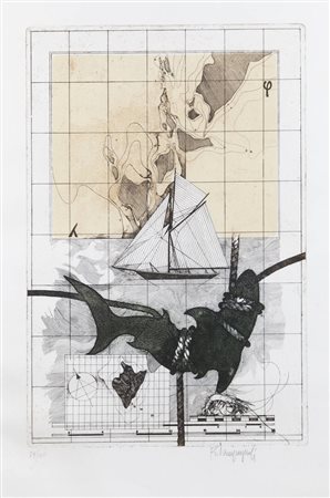 ROMANO CAMPAGNOLI<BR>Torino 1934 - 2009<BR>"Composizione"