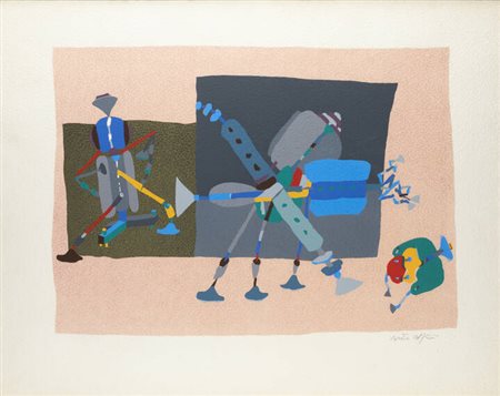 RENATO VOLPINI<BR>Urbino 1934 - 2017<BR>"Senza titolo"