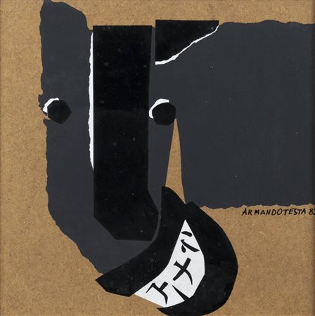 ARMANDO TESTA<BR>Torino 1917 - 1992<BR>"Cavallo che ride cinese" 1982