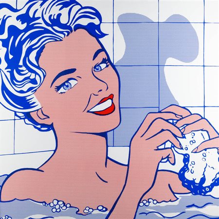 ROY LICHTENSTEIN<BR>New York 1923 – 1997<BR>"Girl in the bath"