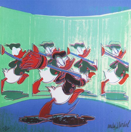 ANDY WARHOL<BR>Pittsburgh (USA) 1927 - 1987 New York<BR>"Donal duck"