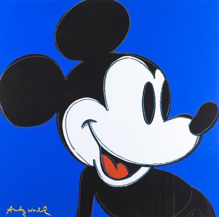 ANDY WARHOL<BR>Pittsburgh (USA) 1927 - 1987 New York<BR>"Mickey mouse"