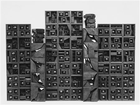 Luc Joubert (XX sec.)  - Louise Nevelson, "Rain forest wall", 1967
