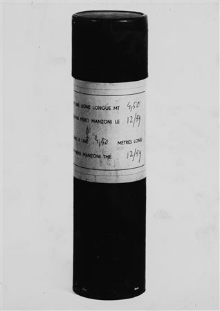 (rif.) Piero Manzoni - Lotto composto da due stampe vintage alla gelatina ai sali d'argento