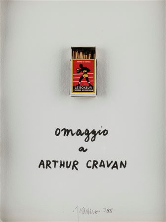 Sarenco Isaia Mabellini (Vobarno 1945-Salò 2017)  - Omaggio ad Arthur Cravan, 2008