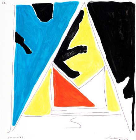 Giuseppe Santomaso (Venezia 1907-1990)  - Composizione, 1983
