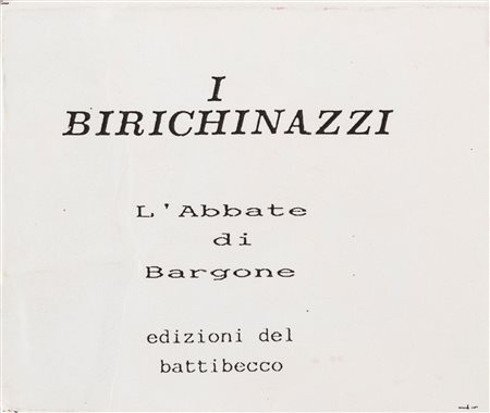 (rif.) Gianni  Bertini - I Birichinazzi (L'Abbate di Bargone) , 1993