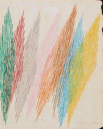 Piero Dorazio (Roma 1927-Perugia 2005)  - Senza titolo, 1989