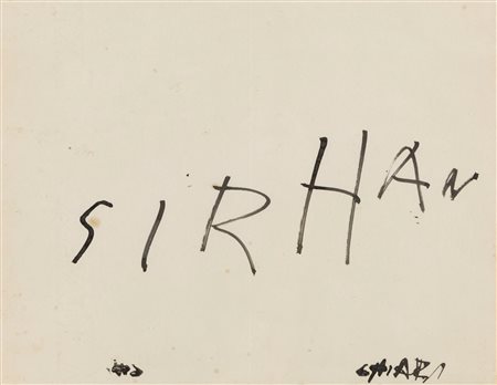 Giuseppe Chiari (Firenze 1926-2007)  - Sirhan