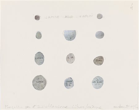 Mirella   Bentivoglio (Klagenfurt  1922-Roma 2017)  - Liber/azione, 2012