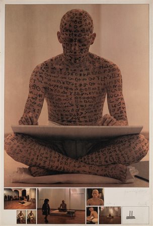 Claudio Parmiggiani (Luzzara 1943)  - 6 Dicembre 1972 ore 21,15. Claudio Parmiggiani - Mario Diacono: Descrizione e un progetto panteistico di Vincenzo Agnetti, 1973