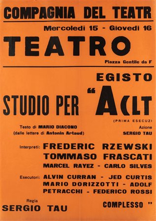 (rif.) Jannis Kounellis - Studio per Alter Action