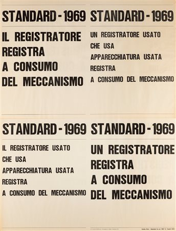 Emilio Prini (1943-2016)  - Standard, 1969