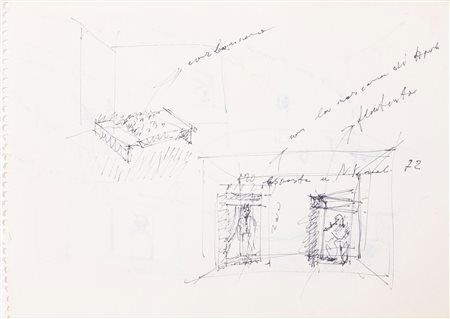 (rif.) Jannis Kounellis - Appunti per allestimento mostra a Bari