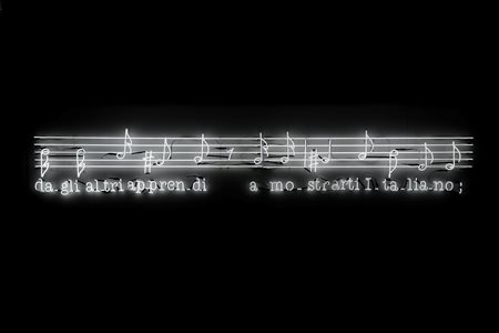 Joseph Kosuth (1945)  - Dagli altri apprendi a mostrarti italiano
