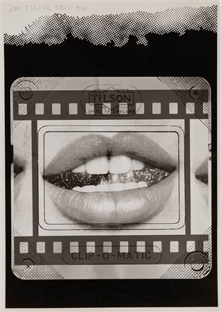 (rif.) Joe Tilson - Lotto composto da 01 Joe Tilson, Galleria de' Foscherari, catalogo della mostra e 01 stampa fotografica in bianco e nero su carta, april 1968