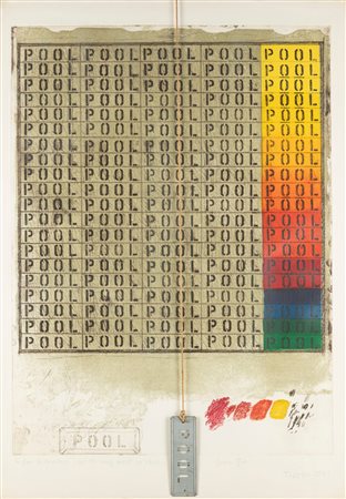 Joe Tilson (Londra 1928)  - Pool Mantra, 1976