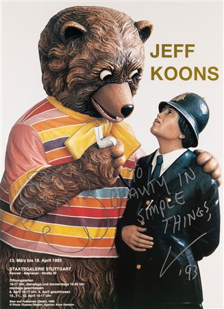 Jeff Koons (York 1955)  - Jeff Koons, Staatsgalerie Stuttgart, Stoccarda, 1993