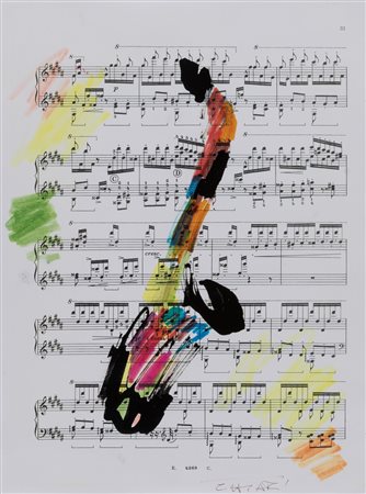 Giuseppe Chiari (Firenze 1926-2007)  - Senza titolo