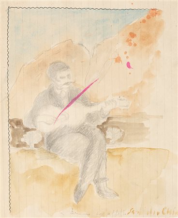 Sandro Chia (Firenze 1946)  - Senza titolo