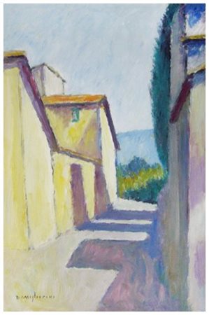 DINO MIGLIORINI Rignano sull'Arno 1907 – Contea 2005 Senza titolo Olio su...