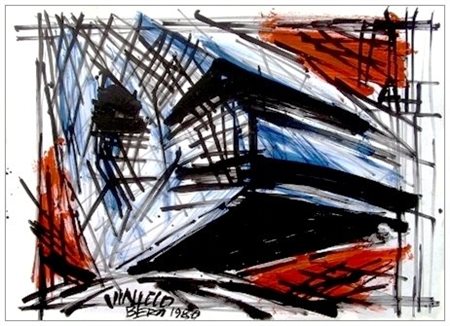 VINICIO BERTI Firenze 1921 – Firenze 1991 Senza titolo, 1980 Acrilici su...