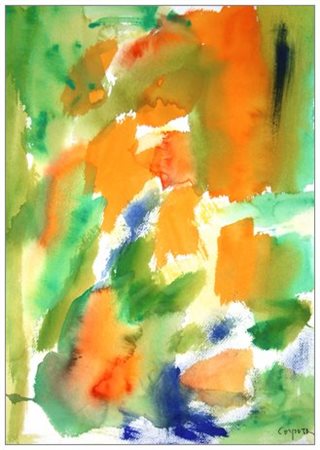 ANTONIO CORPORA Tunisi 1909 – Roma 2004 Autunno, 2001 Acquerello su carta 51...