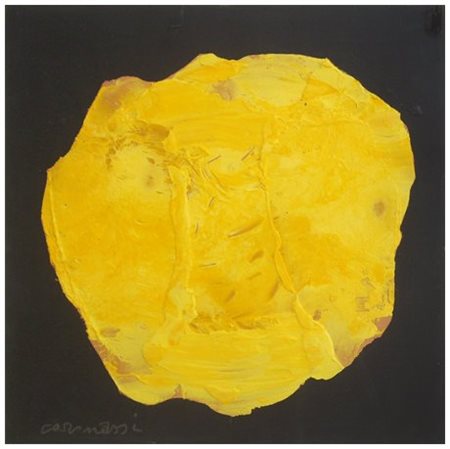 ARTURO CARMASSI Lucca 1925 Senza titolo Pittura materica su faesite 37 x 39....