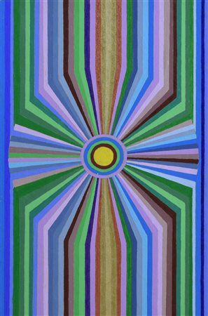 Francesco Fasano DIRAMAZIONE SFERICA acrilico su cartoncino, cm 30x20 sul...