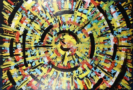 Dalila Crotti DRIP 506 acrilico su tela, cm 100x150 sul retro: firma, titolo,...