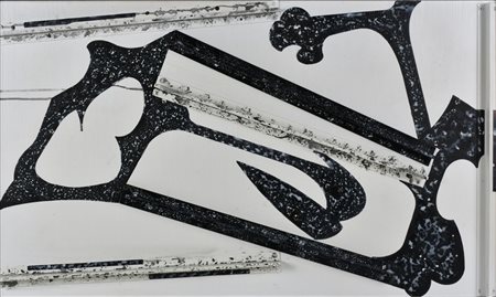 Dalila Crotti IKEA III tecnica mista e applicazioni su tavola, cm 51x90 sul...