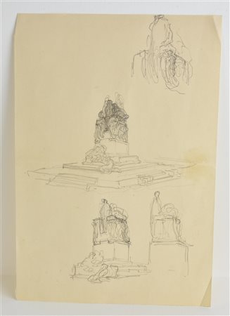 Edoardo Rubino SENZA TITOLO matita su carta, cm 32x21 L'opera presenta...