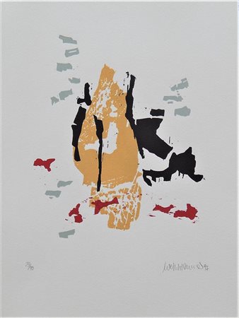 Armin Weinbrenner SENZA TITOLO serigrafia, cm 40x30; es. 23/90 firma e data...