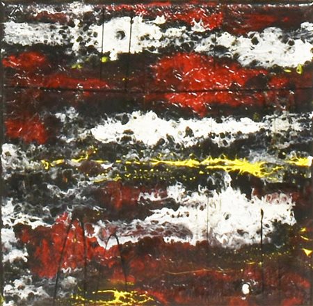 Ignoto PRETTY TWIN olio su tavola, cm 20x20 sul retro: indistintamente...