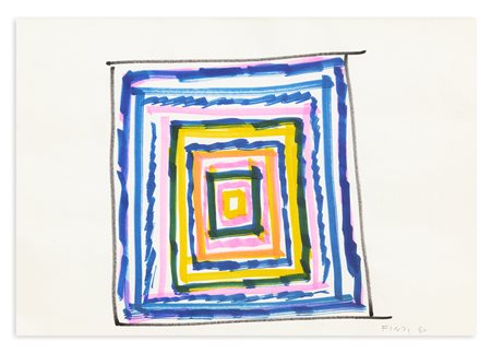 ENNIO FINZI (1931) - Senza Titolo, 1980