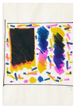 ENNIO FINZI (1931) - Senza Titolo, 1980