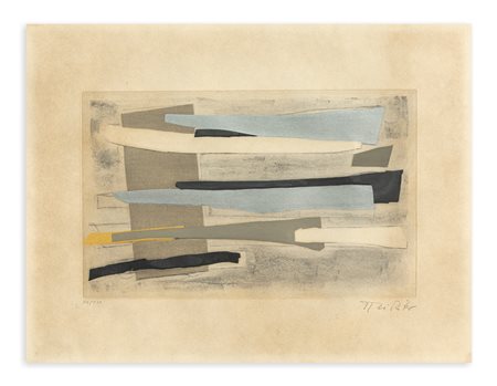 HANS RICHETR (1888-1976) - Sur un jambe, 1974