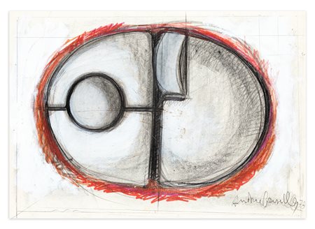 ANDREA CASCELLA (1920-1990) - Senza Titolo, 1978