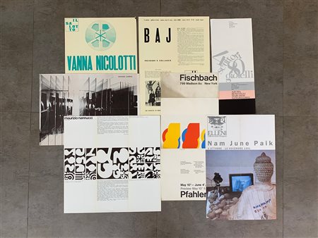 AUTORI VARI - Lotto unico composto da 40 tra manifesti ed inviti