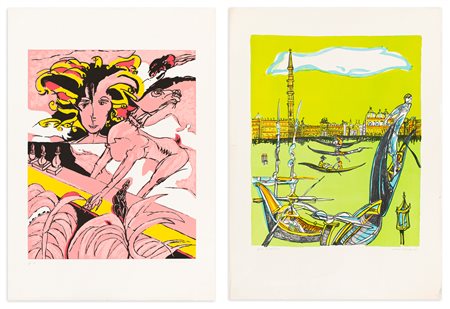 REMO BRINDISI (1918-1996) - Lotto unico composto da 2 opere 