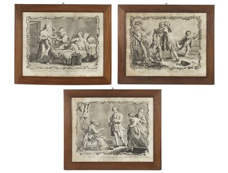 VOLPATO GIOVANNI (1733 - 1803) - Le opere corporali di misericordia.