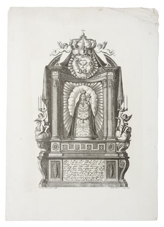 BANDINI CANDIDO (1796 - 1837) - Effigie di Maria Santissima detta di Loreto.