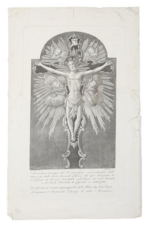 CECCHI GIOVANNI BATTISTA (1748 - 1819) - Miracolosa immagine del SS. Crocifisso.
.