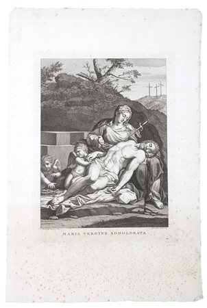 EREDI BENEDETTO (1750 - 1812) - Maria Vergine Addolorata. .