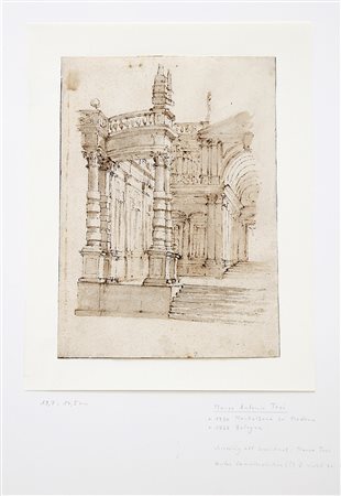 TESI MAURO ANTONIO (1730 - 1766) - Studio per architettura.
