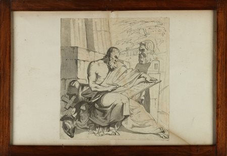 ARTISTA DEL XIX SECOLO  - Filosofo.