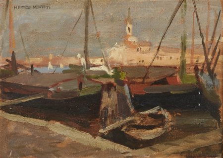 NOVATI MARCO (1895 - 1975) - Veduta veneziana. .