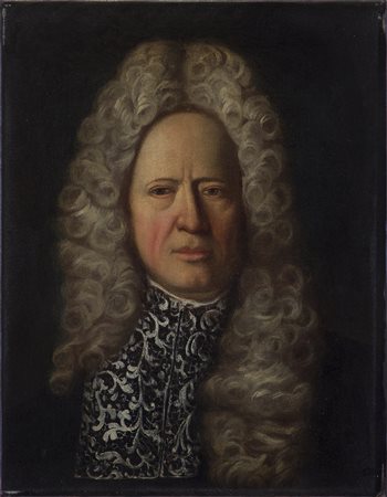 ARTISTA DEL XVIII SECOLO  - Ritratto di gentiluomo.